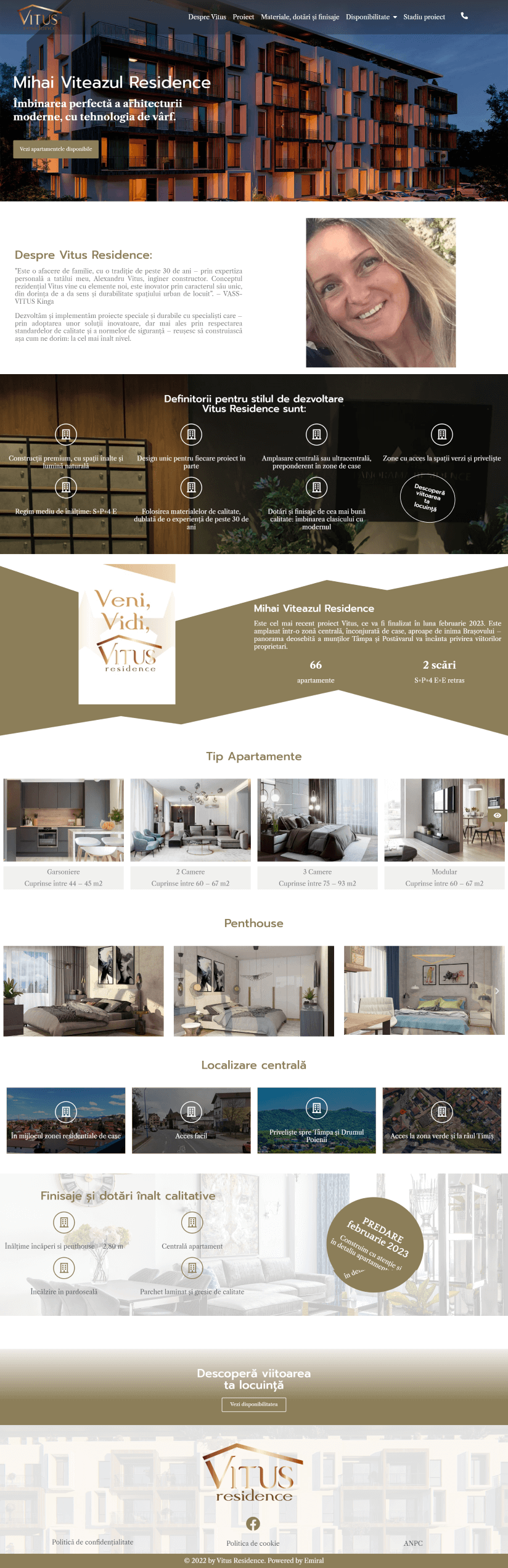 Website Vitus Residence