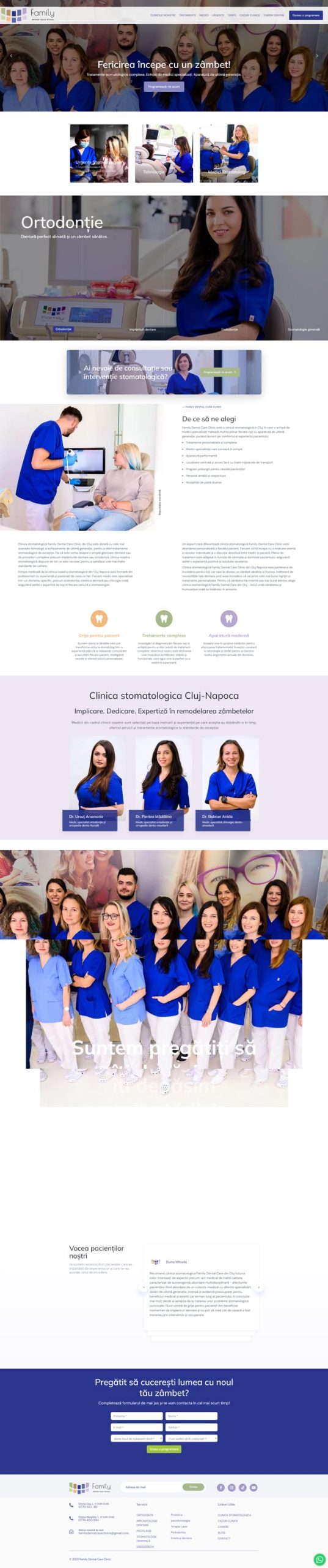 Website Family Dental Care Clinic